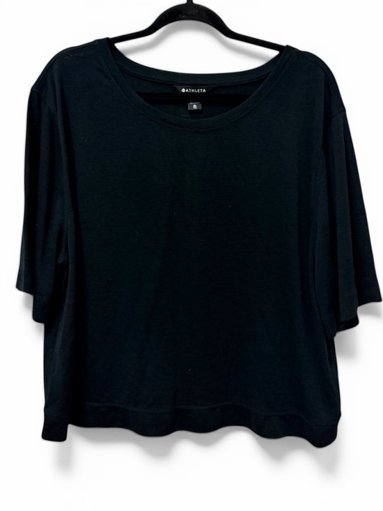 Athleta Tops - Athleta Black Modal Blend Boxy Tee XL Short Sleeve Relaxed Fit Lightweight